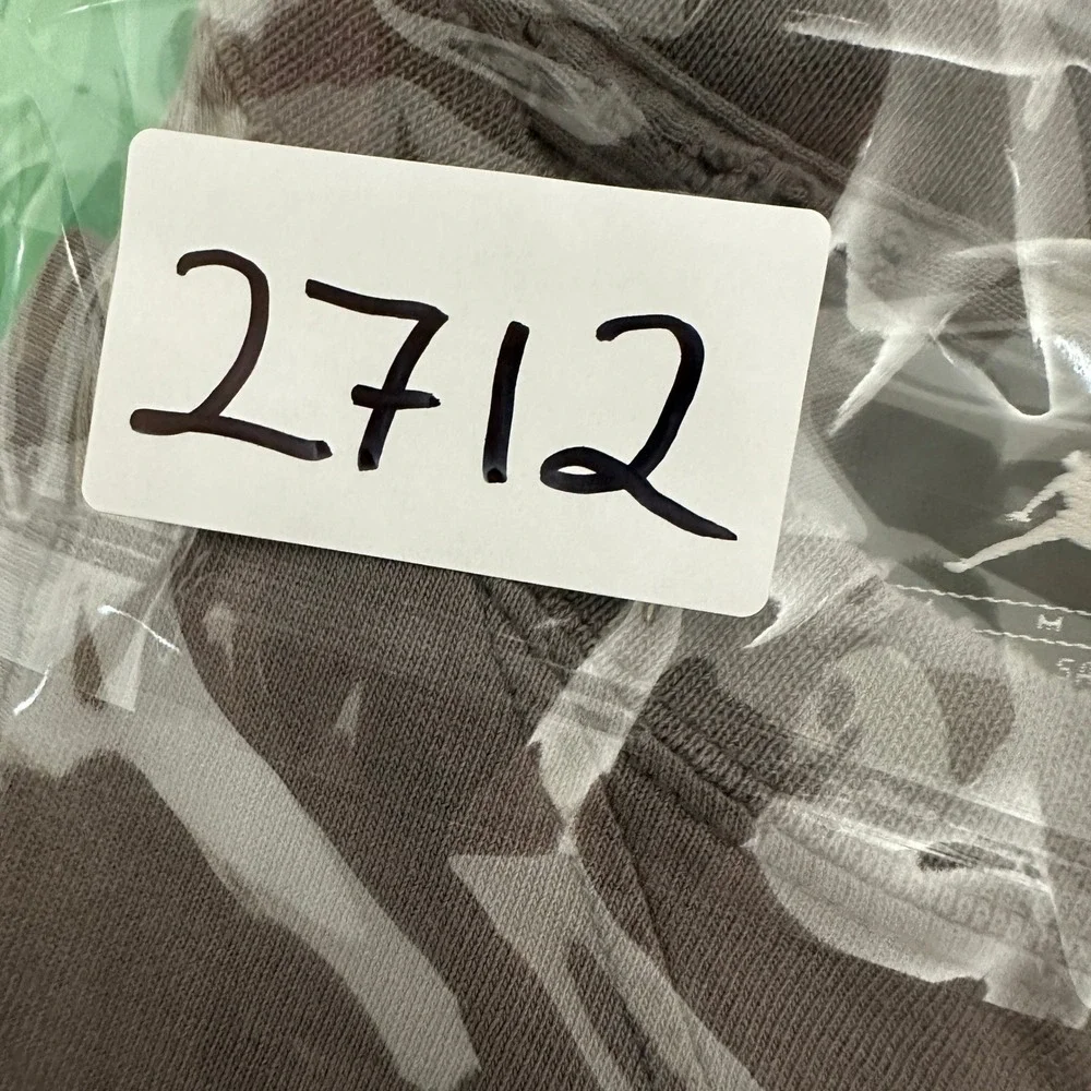 Jordan Brand Y2K Number 23 Jumpman All Over Graphic V-Neck Tee Faded Gray Medium
